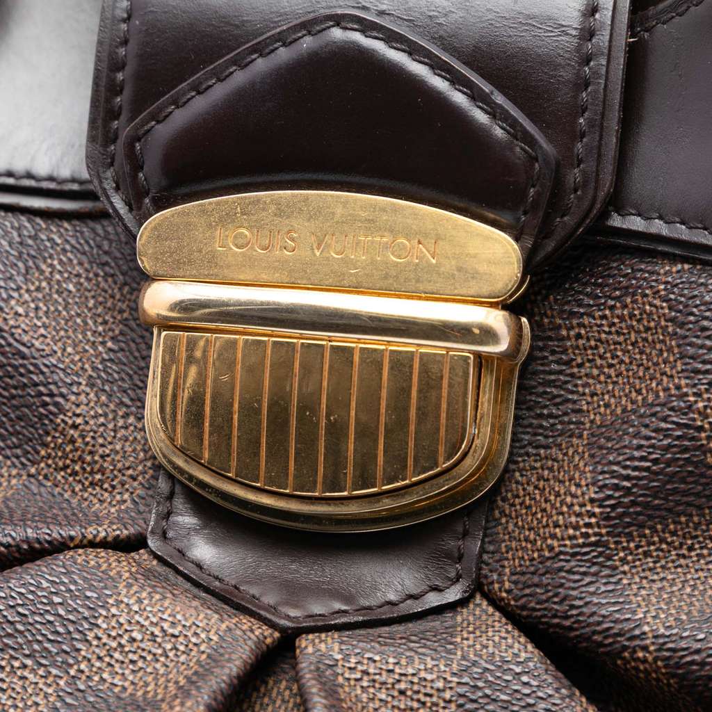 Louis Vuitton Damier Ebene Sistina PM Brown Good condition - Box View