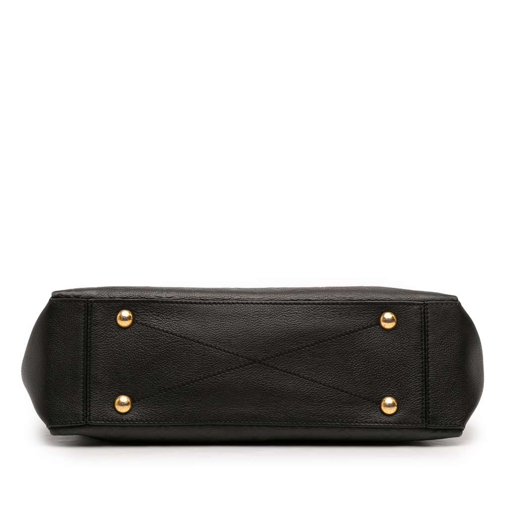 Louis Vuitton Monogram Empreinte Surene MM Black Leather Good condition - Inside View