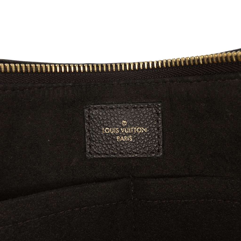 Louis Vuitton Monogram Empreinte Surene MM Black Leather Good condition - Box View