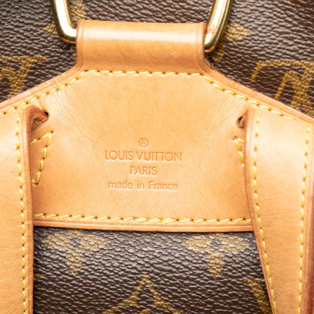 Louis Vuitton Monogram Montsouris PM Brown Good condition - Box View