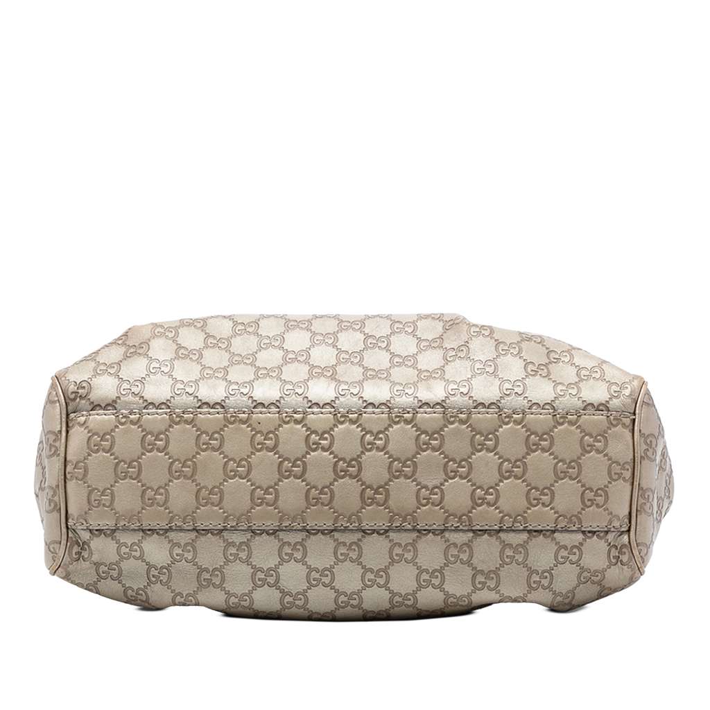 Gucci Medium Guccissima Sukey Tote Gold Leather Good condition - Inside View