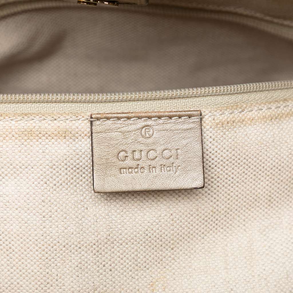 Gucci Medium Guccissima Sukey Tote Gold Leather Good condition - Box View