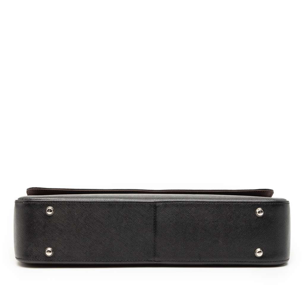 Burberry Leather Shoulder Bag Black Leather Good condition - Inside View