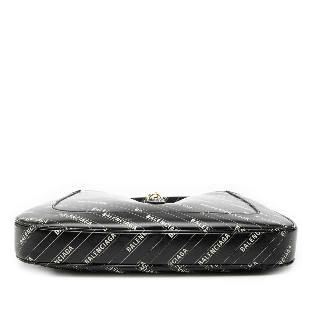 Gucci Balenciaga The Hacker Project Medium Calfskin Jackie 1961 Crossbody Black Leather Good condition - Inside View