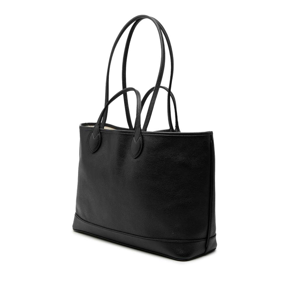 Gucci Medium Leather Ophidia Tote Black Leather Good condition - Back View