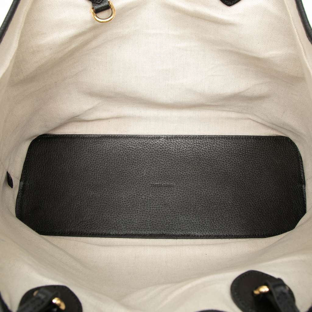 Gucci Medium Leather Ophidia Tote Black Leather Good condition - Model View