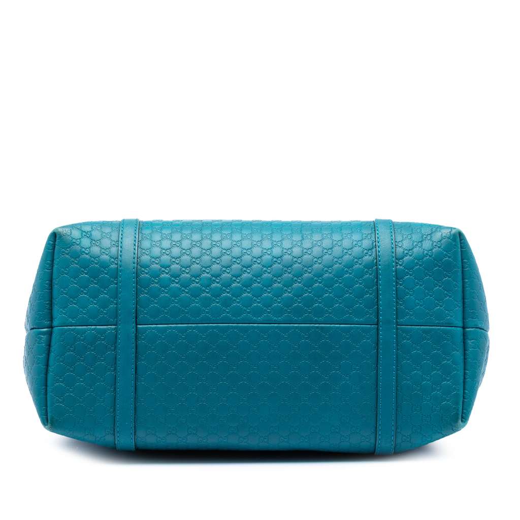 Gucci Microguccissima Joy Tote Blue Leather Good condition - Inside View