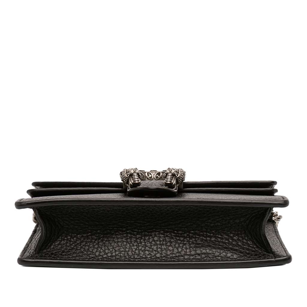 Gucci Mini Leather Dionysus Crossbody Black Leather Good condition - Inside View