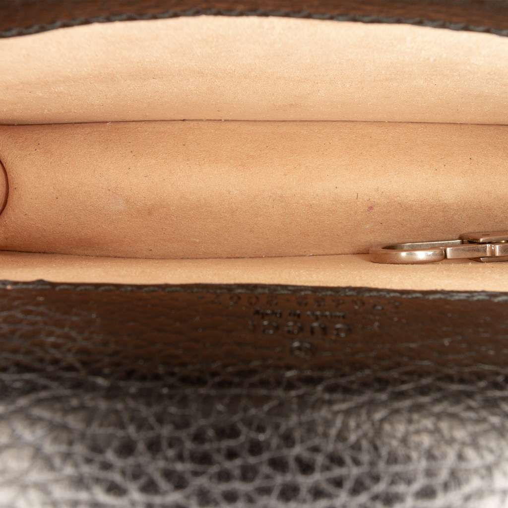 Gucci Mini Leather Dionysus Crossbody Black Leather Good condition - Model View