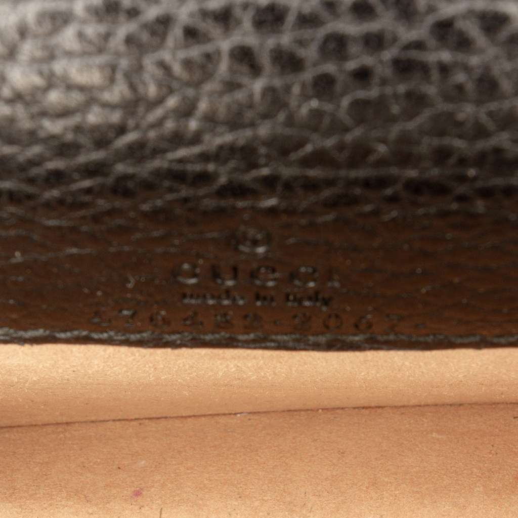 Gucci Mini Leather Dionysus Crossbody Black Leather Good condition - Box View