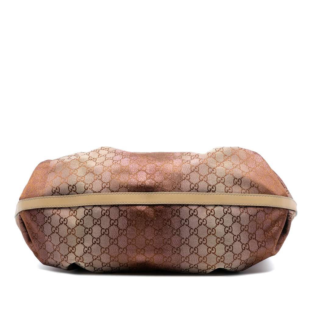 Gucci GG Lurex Scarlett Tote Brown Canvas Good condition - Inside View