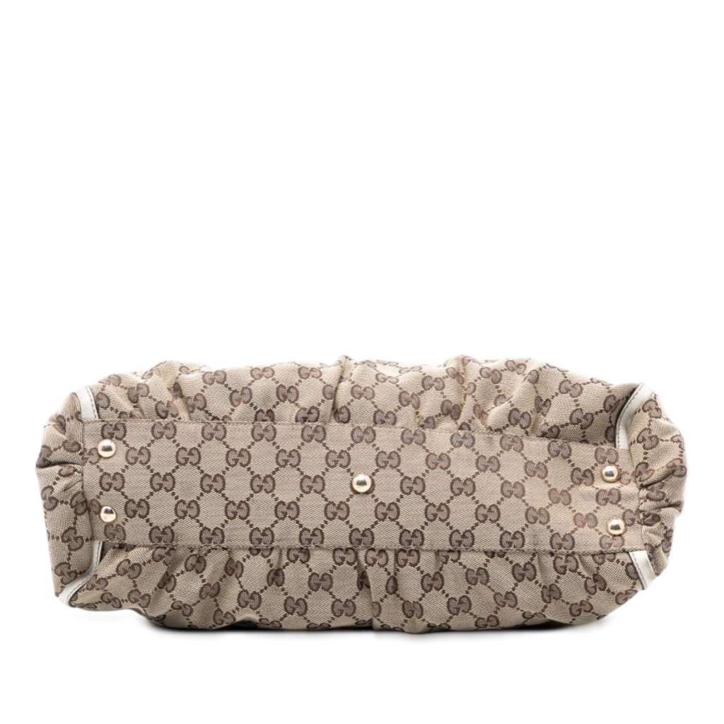 Gucci GG Canvas Abbey D Ring Tote Brown Canvas Good condition - Inside View