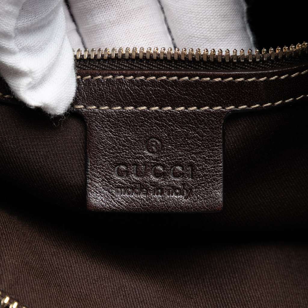 Gucci GG Canvas Web Pelham Brown Canvas Good condition - Box View