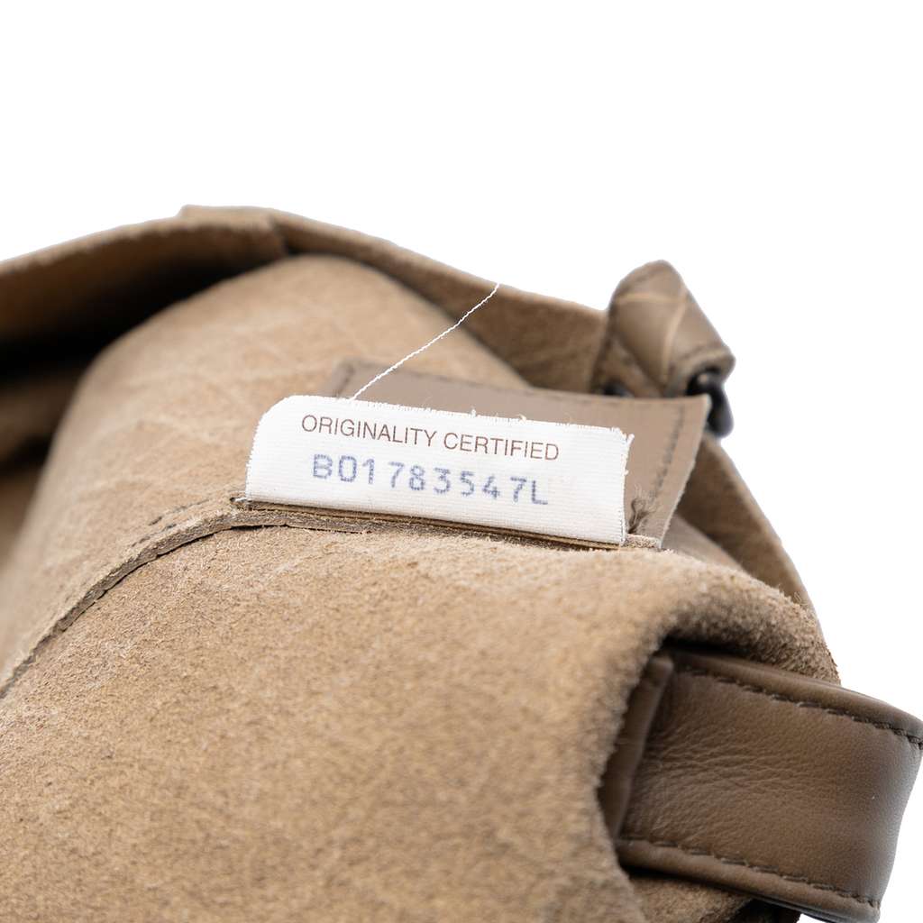 Bottega Veneta Leather Intrecciomirage Crossbody Brown Leather Good condition - Box View