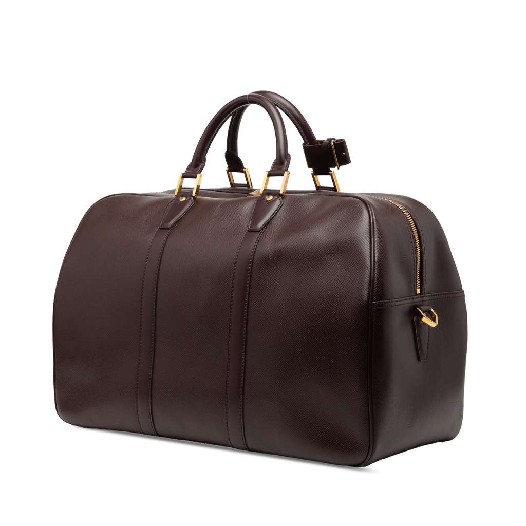 Louis Vuitton Taiga Kendall PM Red Leather Good condition - Back View