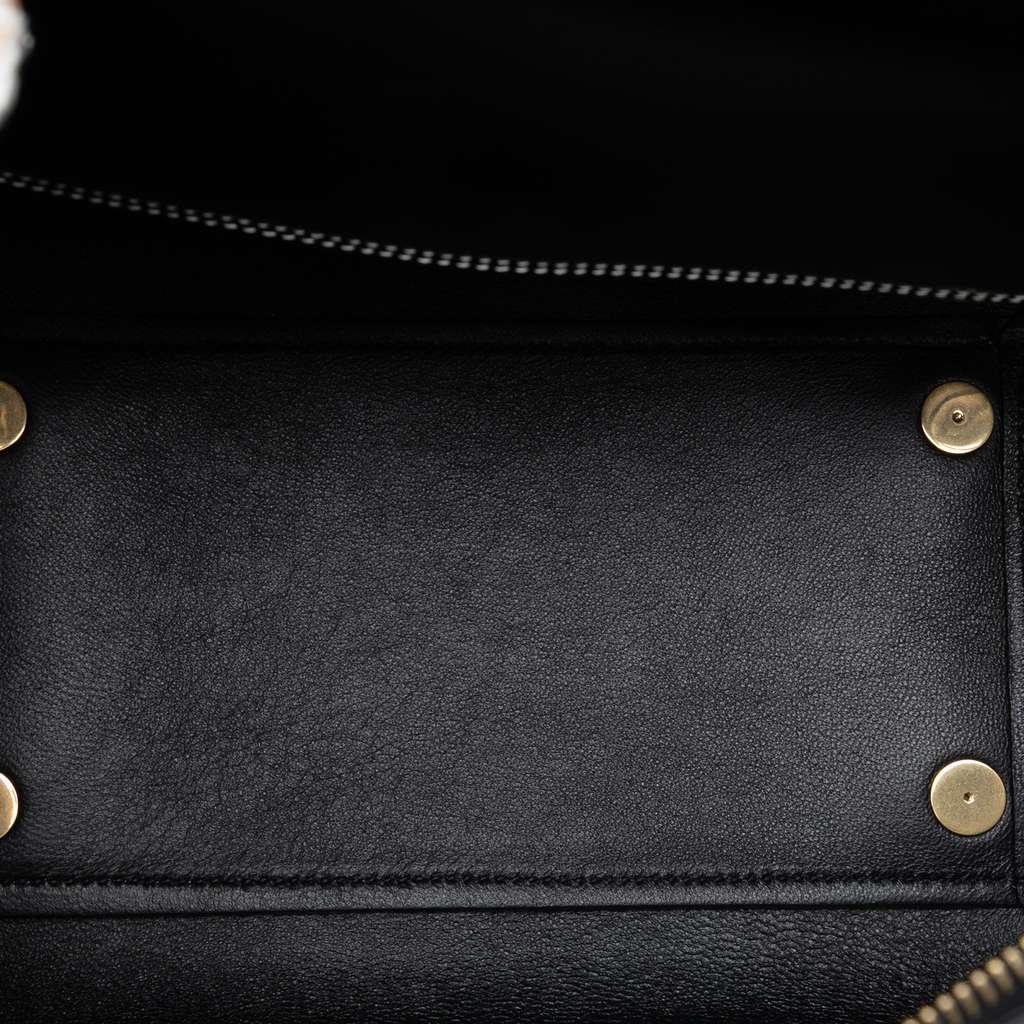 Celine Mini Smooth Calfskin Belt Bag Black Leather Good condition - Model View