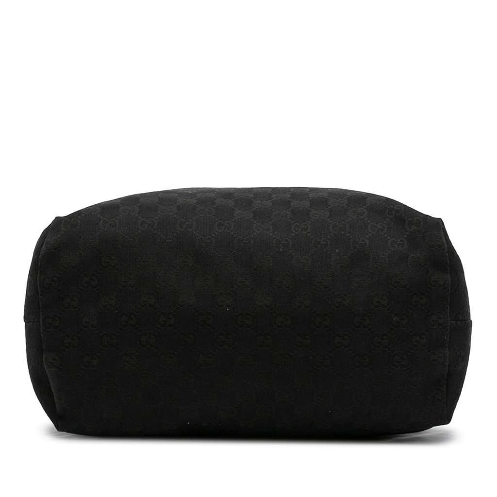 Gucci GG Canvas Web Satchel Black Canvas Good condition - Inside View