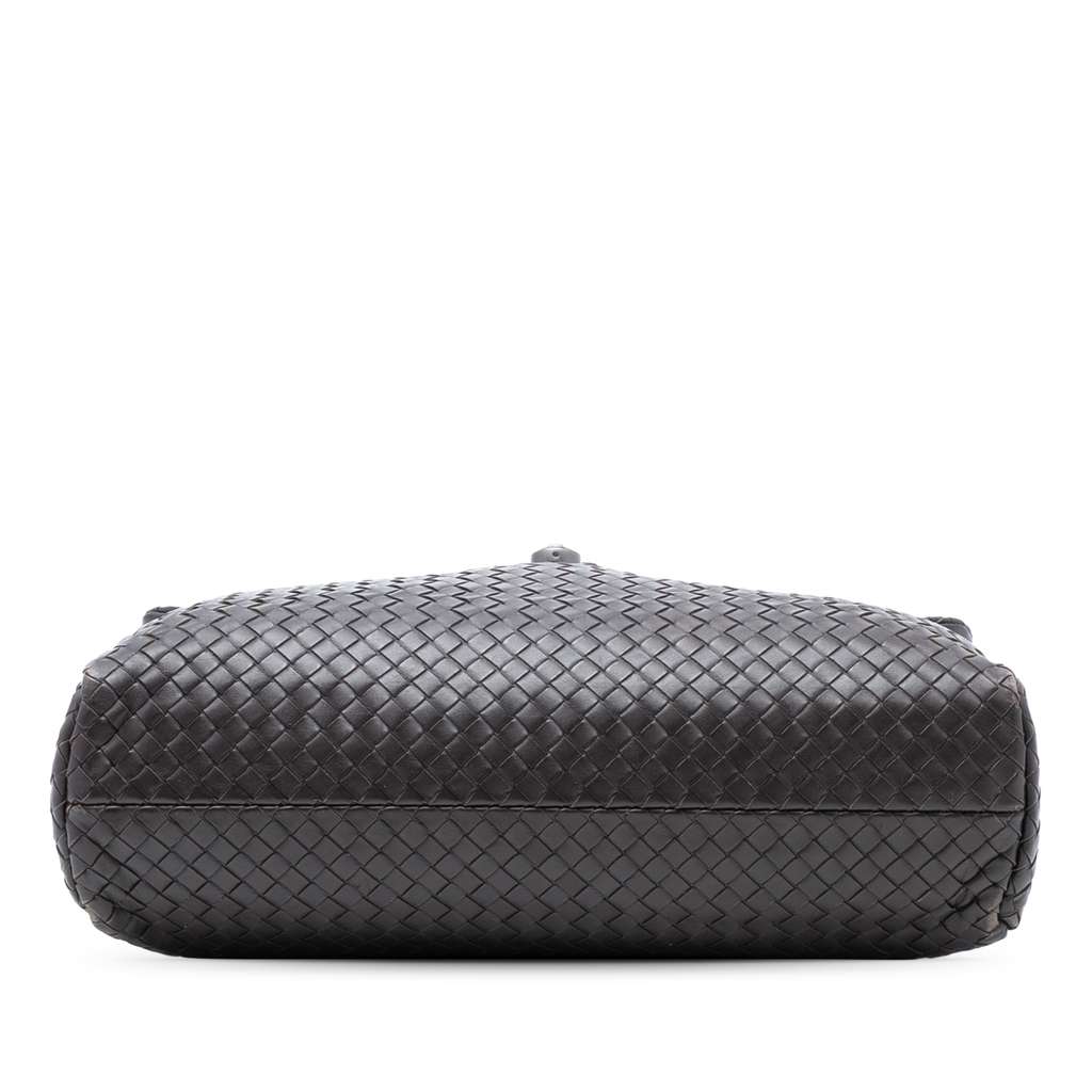 Bottega Veneta Nappa Intrecciato Briefcase Brown Leather Good condition - Inside View