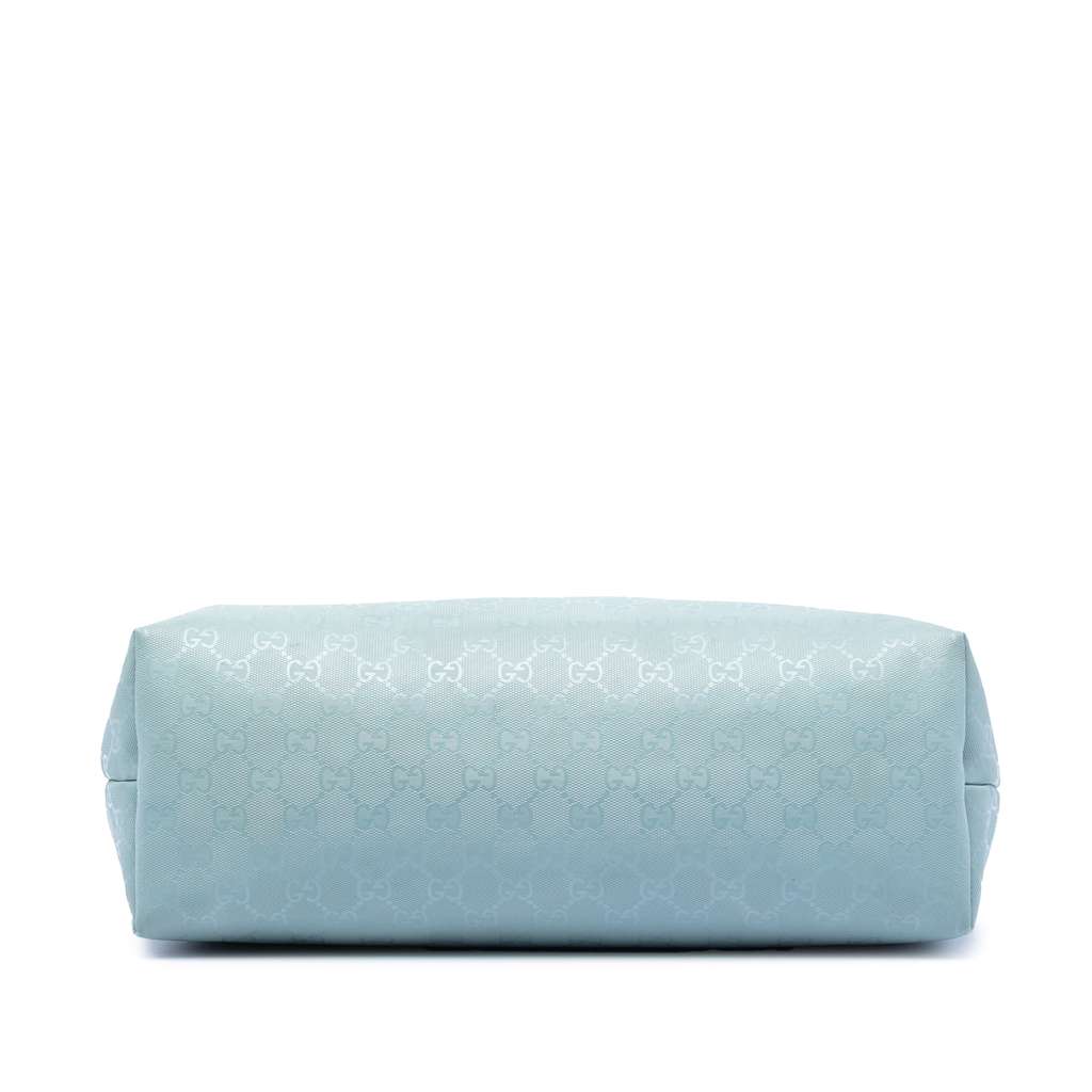 Gucci Medium GG Imprime Tote Blue Canvas Good condition - Inside View