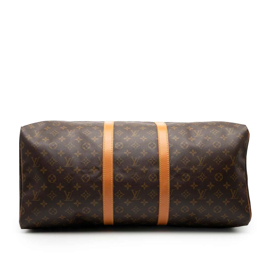 Louis Vuitton Monogram Keepall 55 Brown Good condition - Inside View