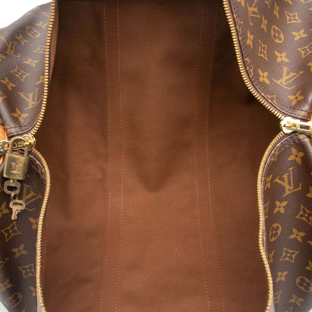 Louis Vuitton Monogram Keepall 55 Brown Good condition - Model View