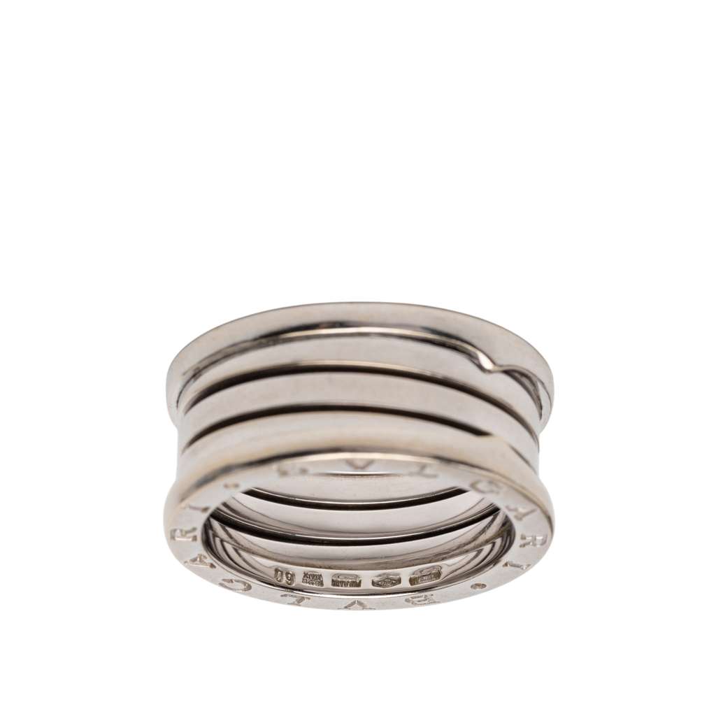 Bvlgari 18K White Gold B.Zero1 Four Band Ring Silver White Gold Good condition - Model View