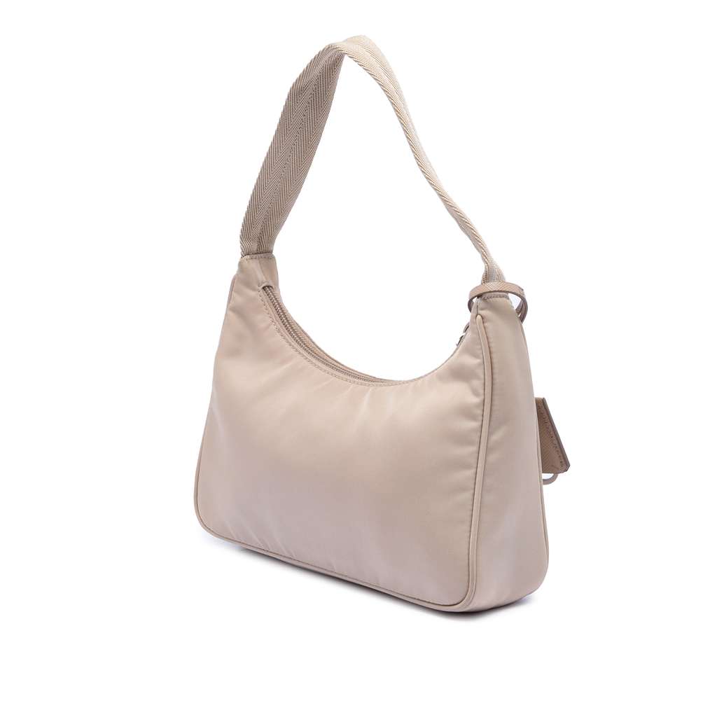 Prada Mini Tessuto Re Edition 2000 Shoulder Bag Brown Good condition - Back View