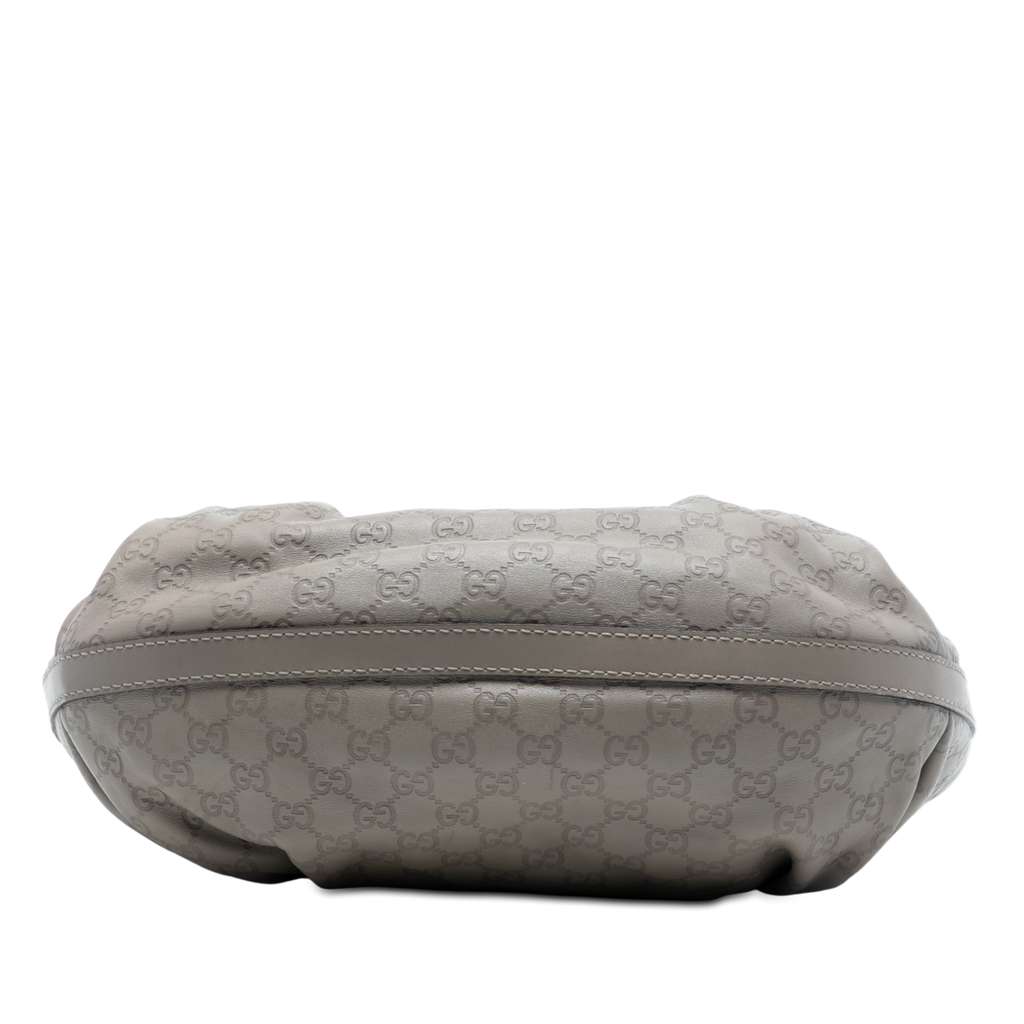 Gucci Guccissima Scarlett Tote Grey Leather Good condition - Inside View