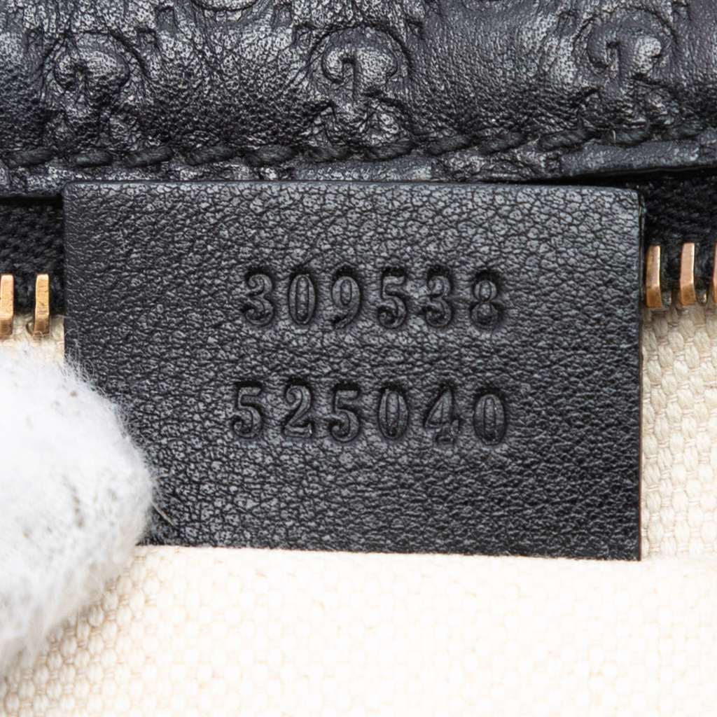 Gucci Microguccissima Sunshine Disco Camera Bag Black Leather Good condition - Box View