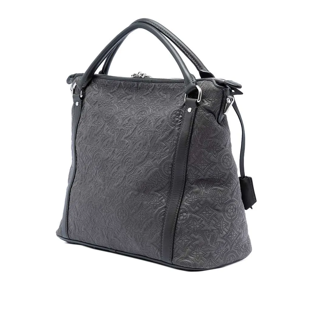 Louis Vuitton Monogram Antheia Ixia PM Grey Leather Very good - Back View