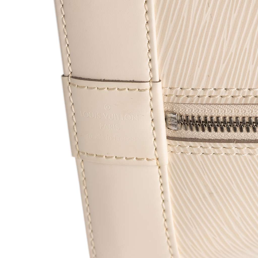 Louis Vuitton Epi Alma GM White Leather Good condition - Box View