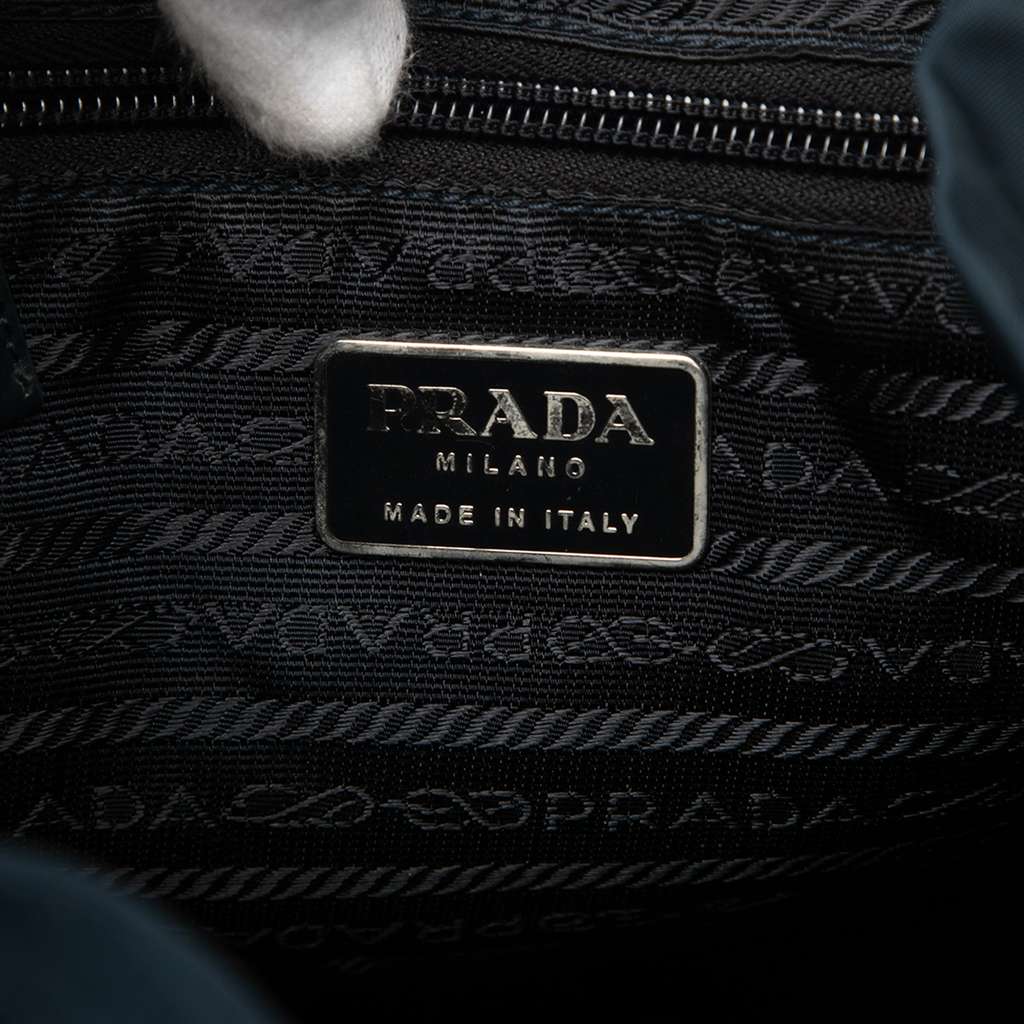 Prada Tessuto Backpack Blue Good condition - Box View
