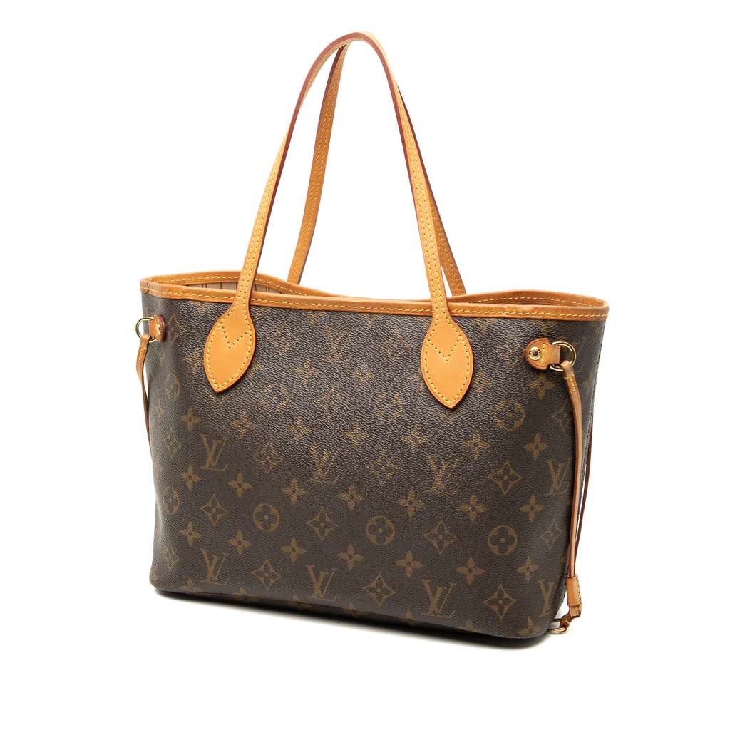 Louis Vuitton Monogram Neverfull PM Brown Good condition - Back View