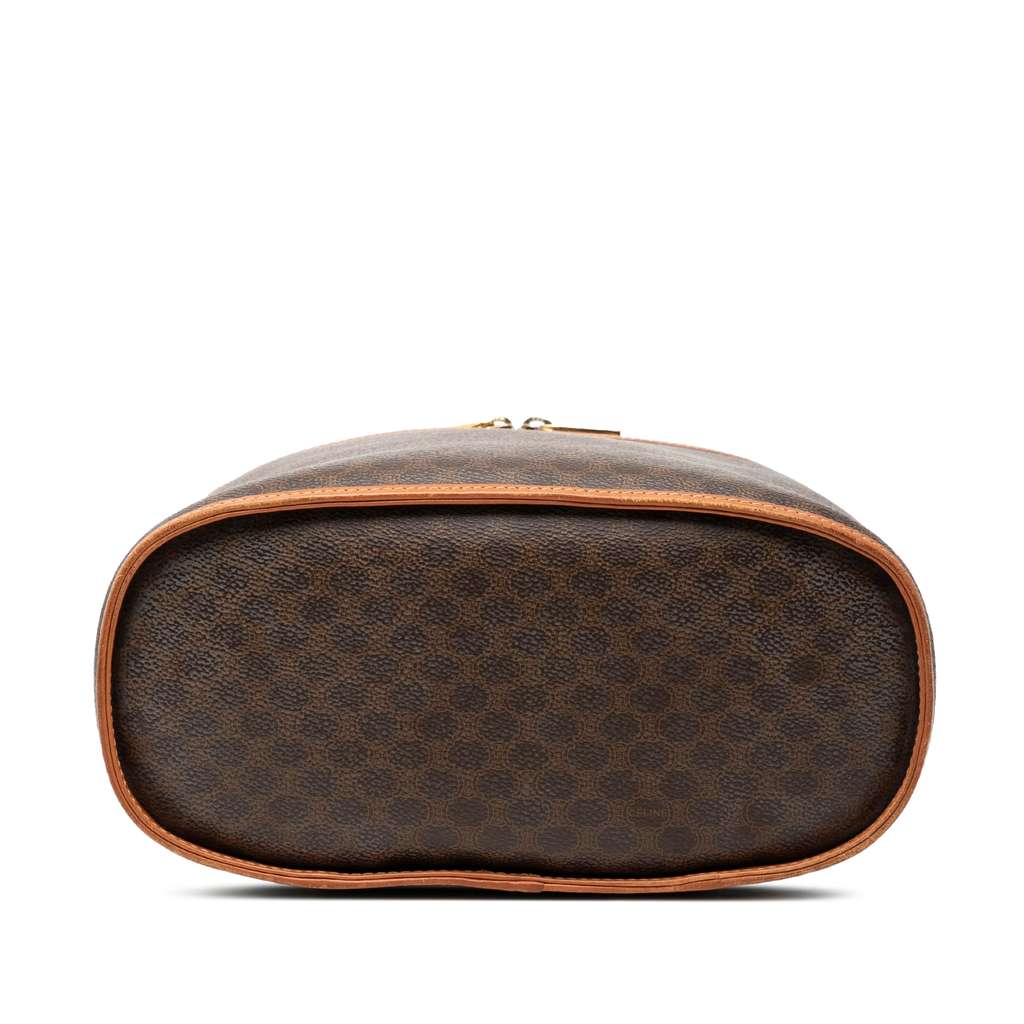 Celine Macadam Coated Canvas Vanity Bag Brown Canvas Good condition - Inside View