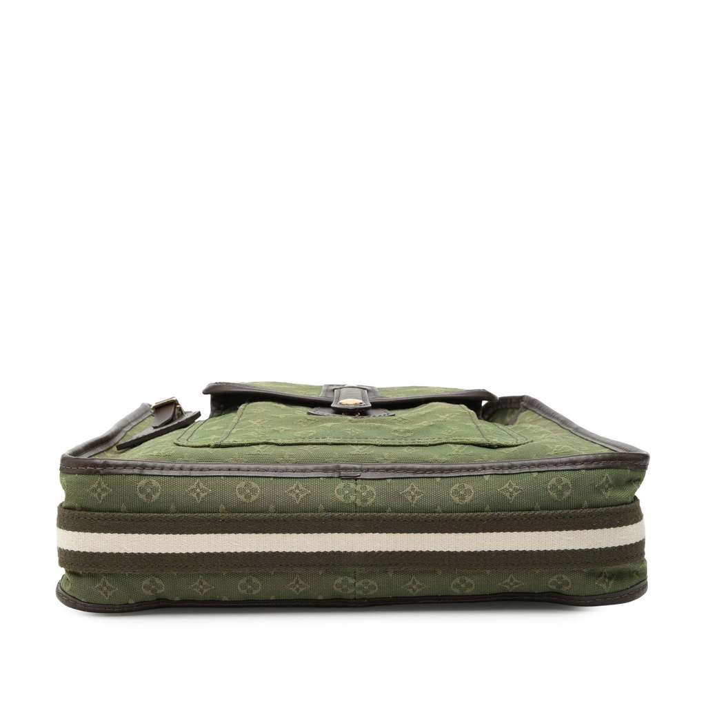 Louis Vuitton Monogram Mini Lin Besace Mary Kate Green Canvas Good condition - Inside View