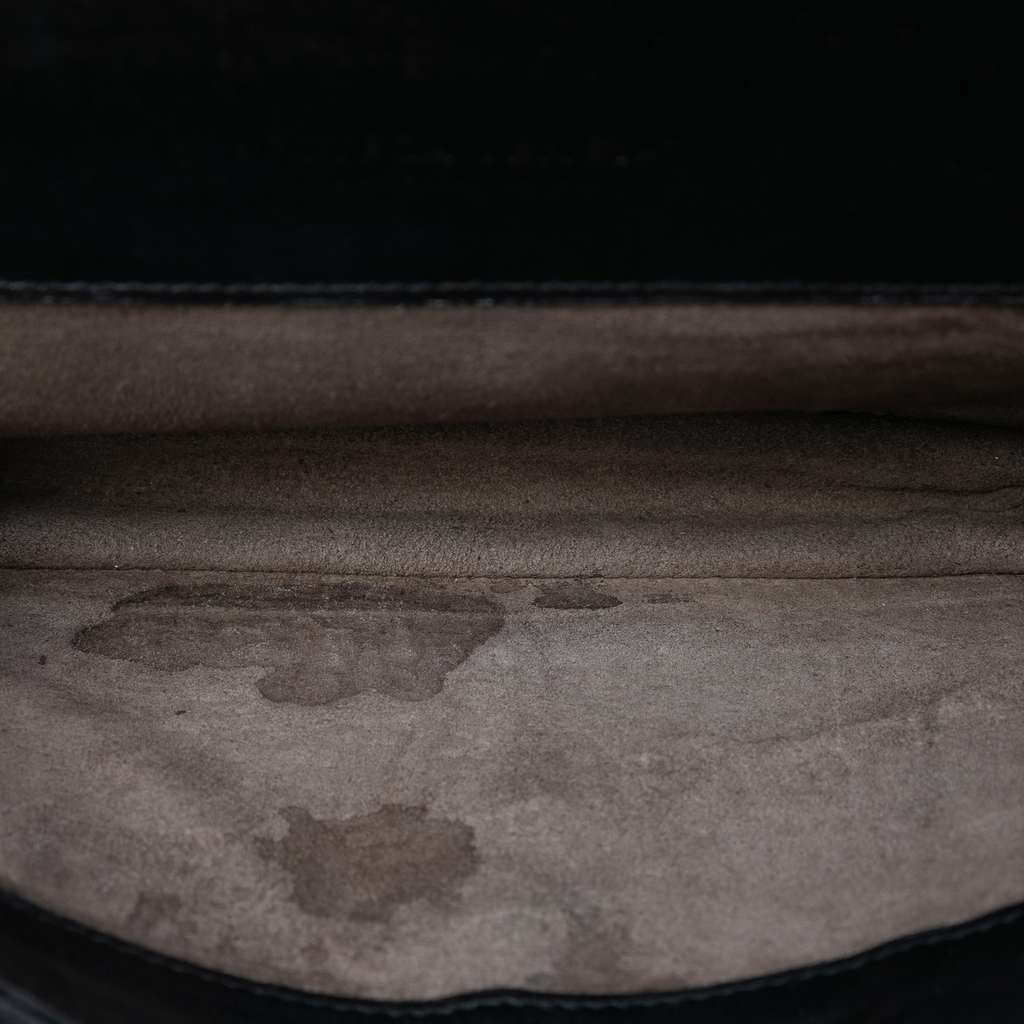 Bottega Veneta Small Nappa Intrecciato Olimpia Shoulder Bag Black Leather Good condition - Model View