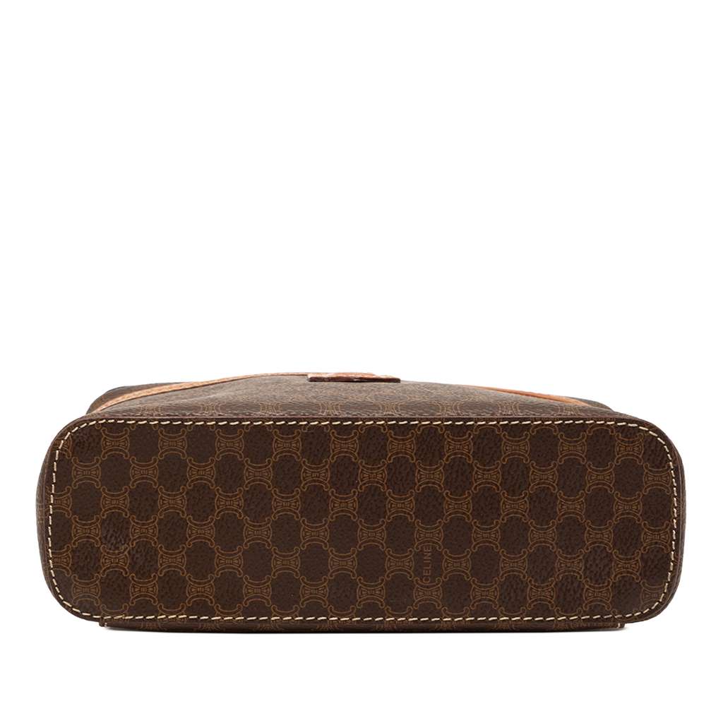 Celine Macadam Coated Canvas Vanity Bag Brown Canvas Good condition - Inside View