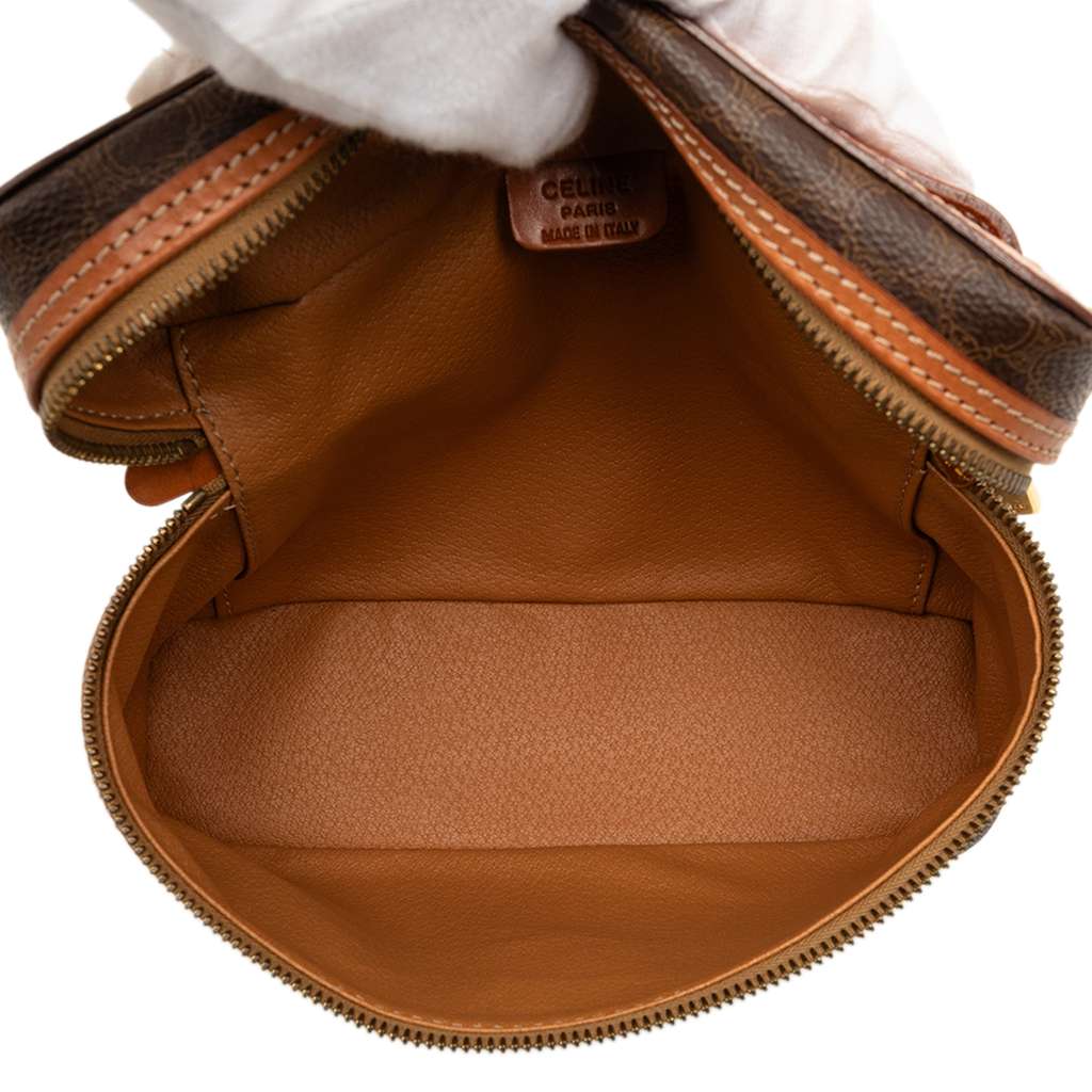 Celine Macadam Coated Canvas Vanity Bag Brown Canvas Good condition - Model View