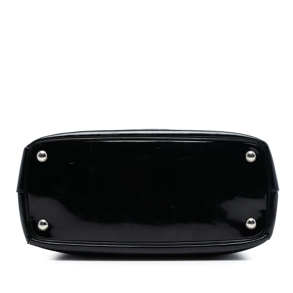 Prada Patent Tote Black Leather Good condition - Inside View