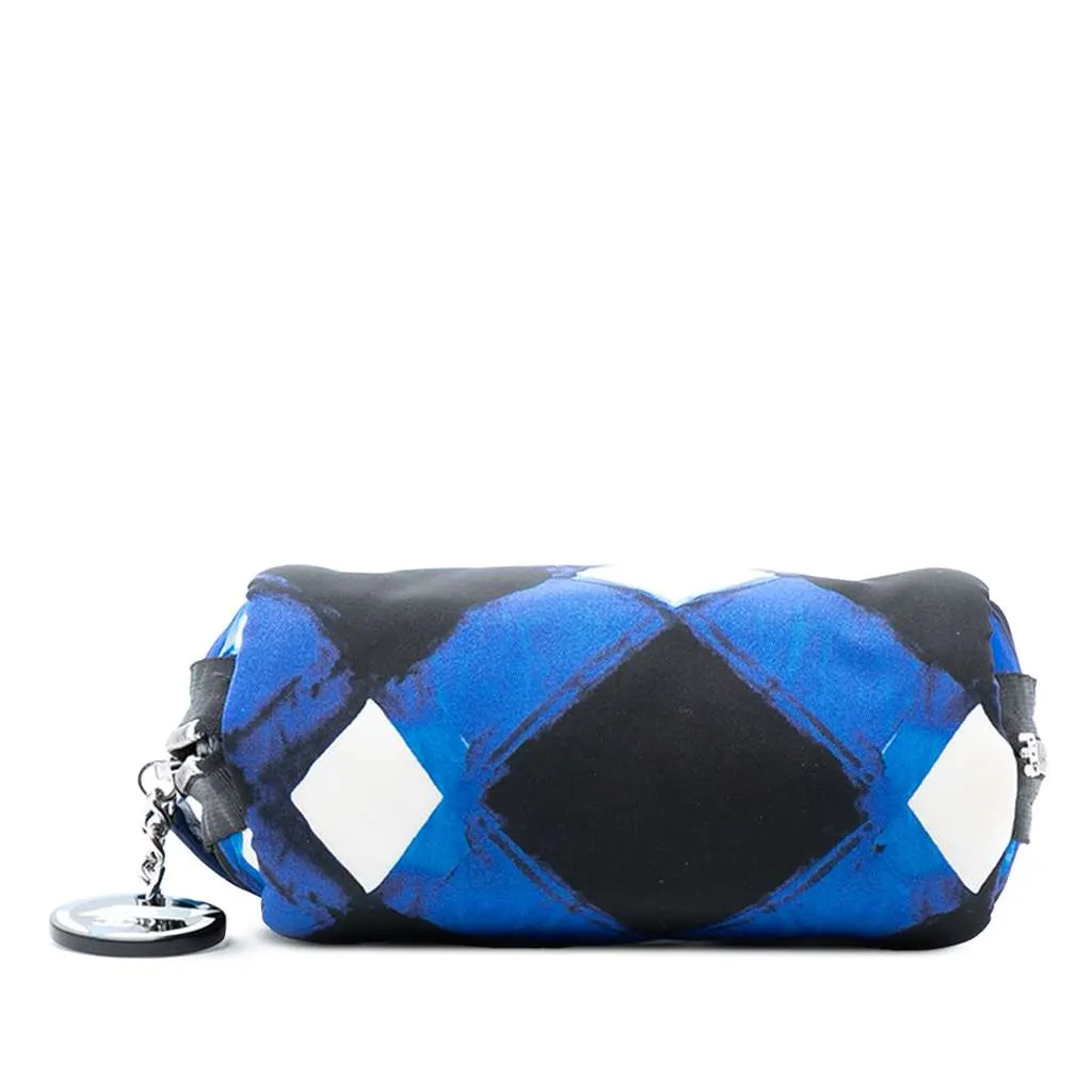 Chanel Printed Nylon Airlines Pouch Blue Very good - Inside View