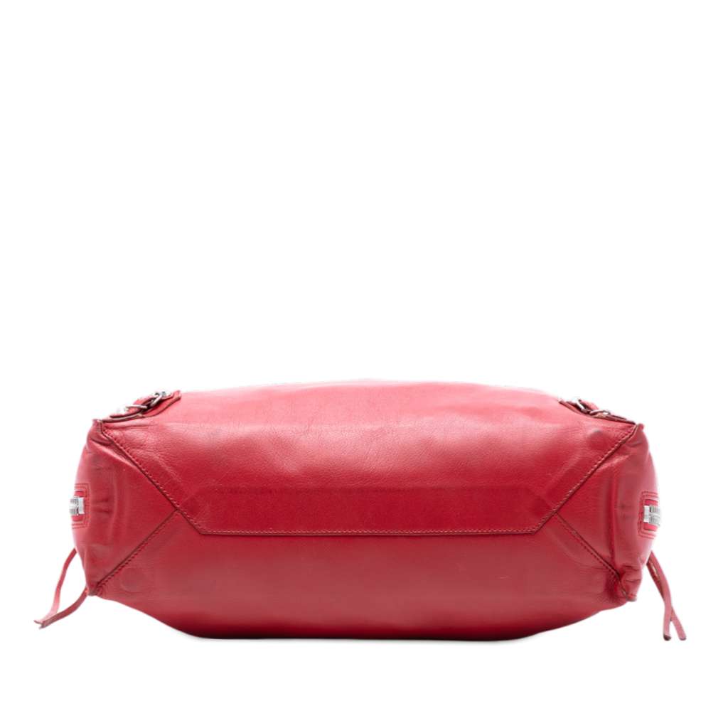 Balenciaga Leather Papier A5 Zip Around Tote Red Leather Good condition - Inside View