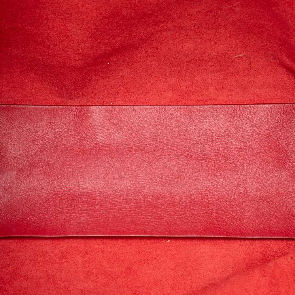 Balenciaga Leather Papier A5 Zip Around Tote Red Leather Good condition - Model View