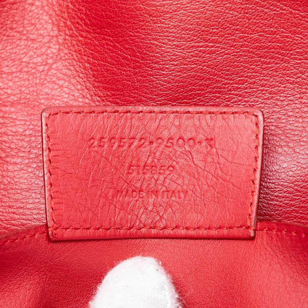 Balenciaga Leather Papier A5 Zip Around Tote Red Leather Good condition - Box View