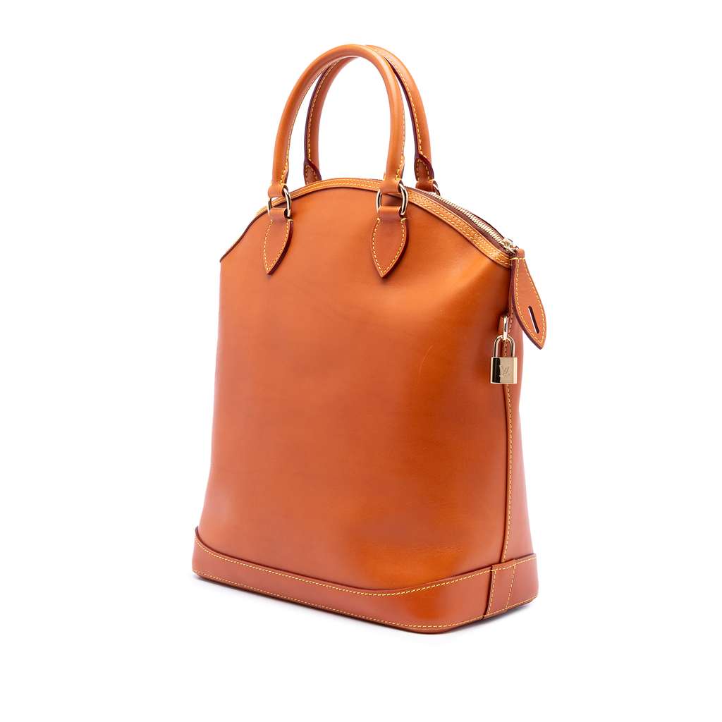 Louis Vuitton Nomade Lockit Vertical Brown Leather Good condition - Back View