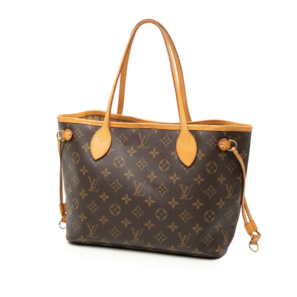 Louis Vuitton Monogram Neverfull PM Brown Good condition - Back View