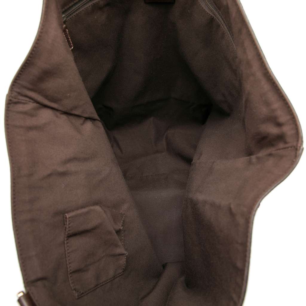Gucci GG Canvas Abbey D Ring Tote Brown Canvas Good condition - Model View