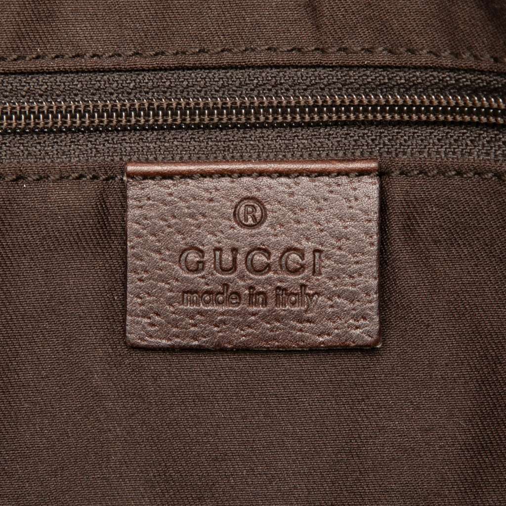 Gucci GG Canvas Abbey D Ring Tote Brown Canvas Good condition - Box View