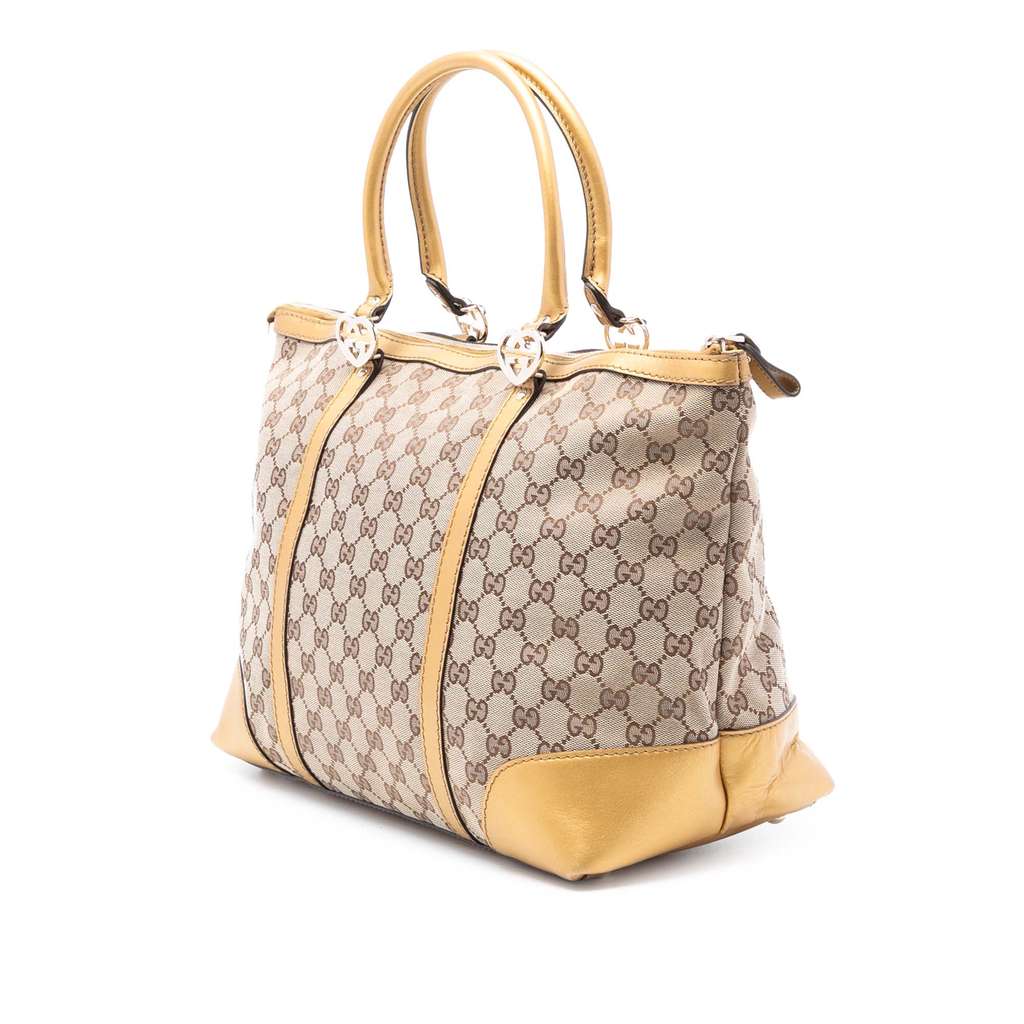Gucci GG Canvas Lovely Tote Brown Canvas Good condition - Back View
