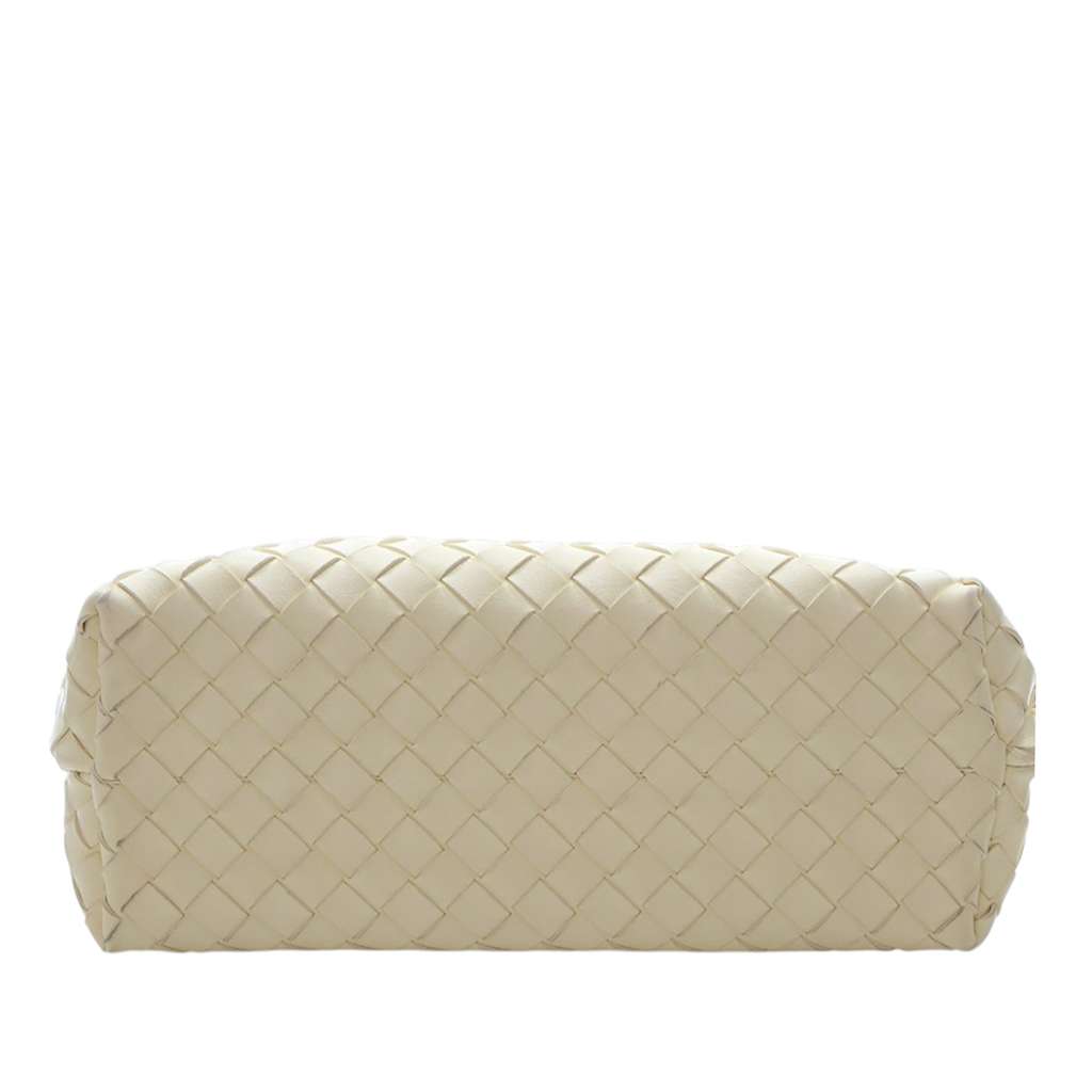 Bottega Veneta Medium Lambskin Intrecciato Andiamo Bag Yellow Leather Good condition - Box View