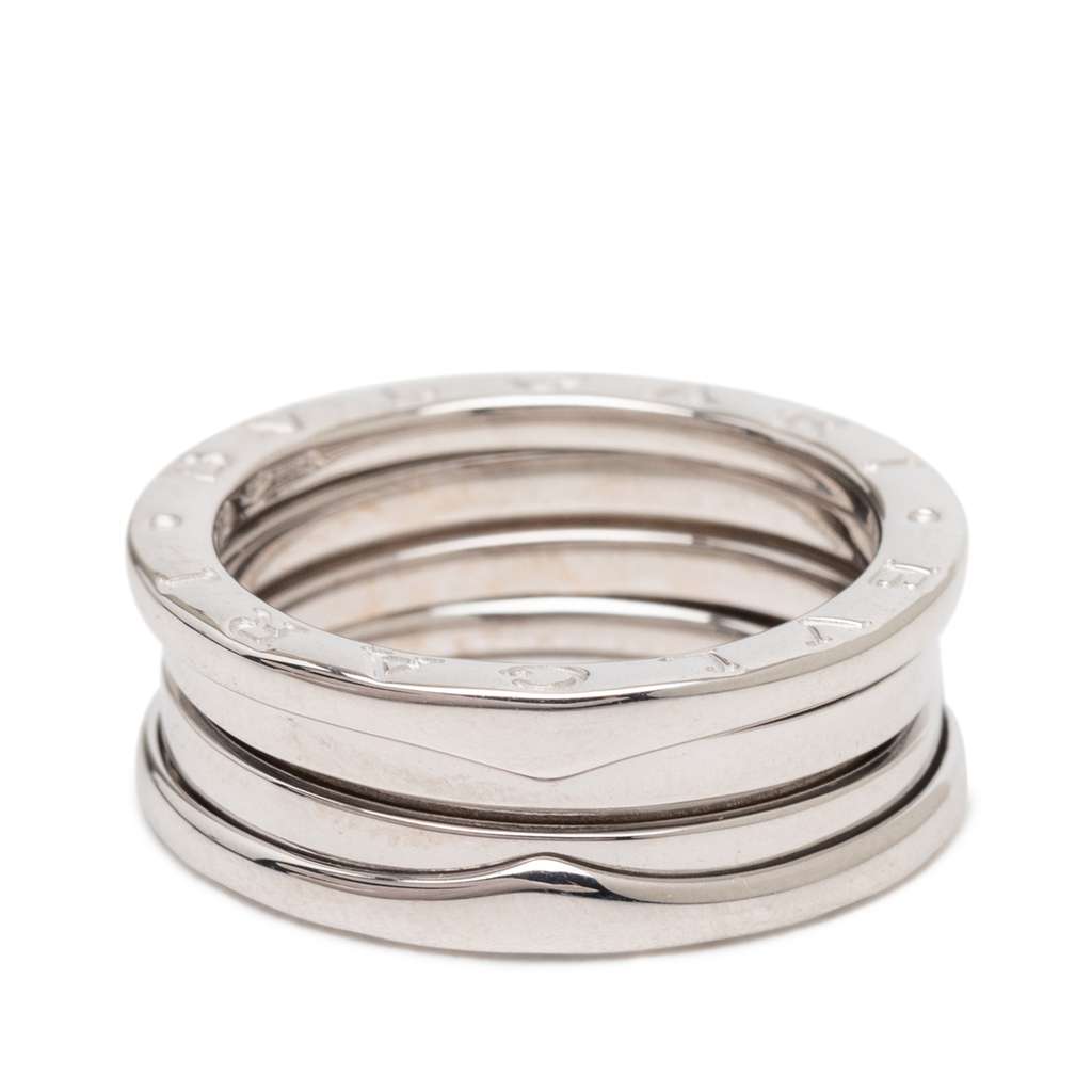 Bvlgari 18K White Gold B.Zero1 Three Band Ring Silver White Gold Good condition - Inside View